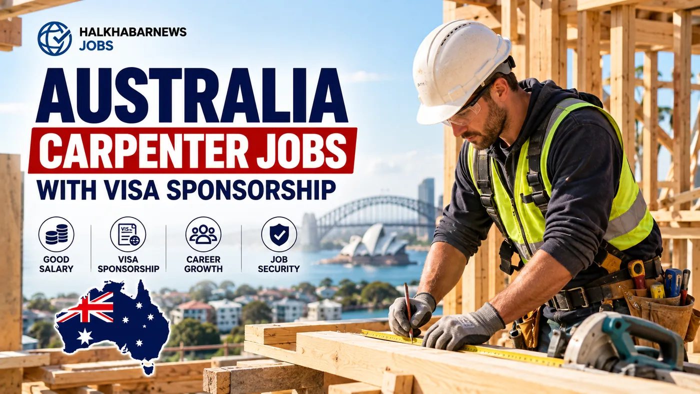 Australia Carpenter Jobs with Visa Sponsorship 2026